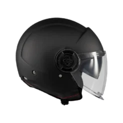 Casco Jet Mt Helmets Of502Sv B Viale A1 Sv S Pure Nero Opaco