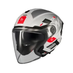 Casco Jet Mt Helmets  Of515Sv Cosmo A2 Sv Silence Lucido