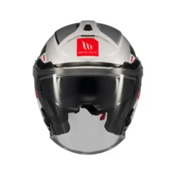 Casco Jet Mt Helmets  Of515Sv Cosmo A2 Sv Silence Lucido