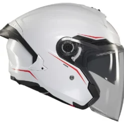 Casco Jet Mt Helmets  Of515Sv Cosmo A0 Sv Solid Lucido Bianco