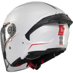 Casco Jet Mt Helmets  Of515Sv Cosmo A0 Sv Solid Lucido Bianco
