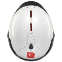 Casco Jet Mt Helmets  Of515Sv Cosmo A0 Sv Solid Lucido Bianco