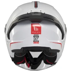 Casco Jet Mt Helmets  Of515Sv Cosmo A0 Sv Solid Lucido Bianco