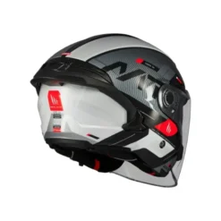 Casco Jet Mt Helmets  Of515Sv Cosmo B2 Sv Silence Lucido