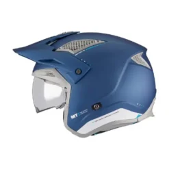 Casco Jet Mt Helmets Tr902Svb District Sv S C7 Soul Blu Opaco