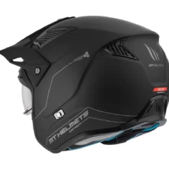 Casco Jet Mt Helmets  Tr902Svb District Sv S Solid A1 Opaco Nero