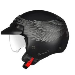 Casco Jet Nexx Y.10 Eagle Rider Urban Jet Black Grey Mt