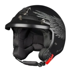 Casco Jet Nexx Y.10 Eagle Rider Urban Jet Black Grey Mt