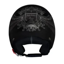 Casco Jet Nexx Y.10 Eagle Rider Urban Jet Black Grey Mt