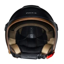 Casco Jet Nexx Y.10 Sunny Urban Jet Black Camel Mt