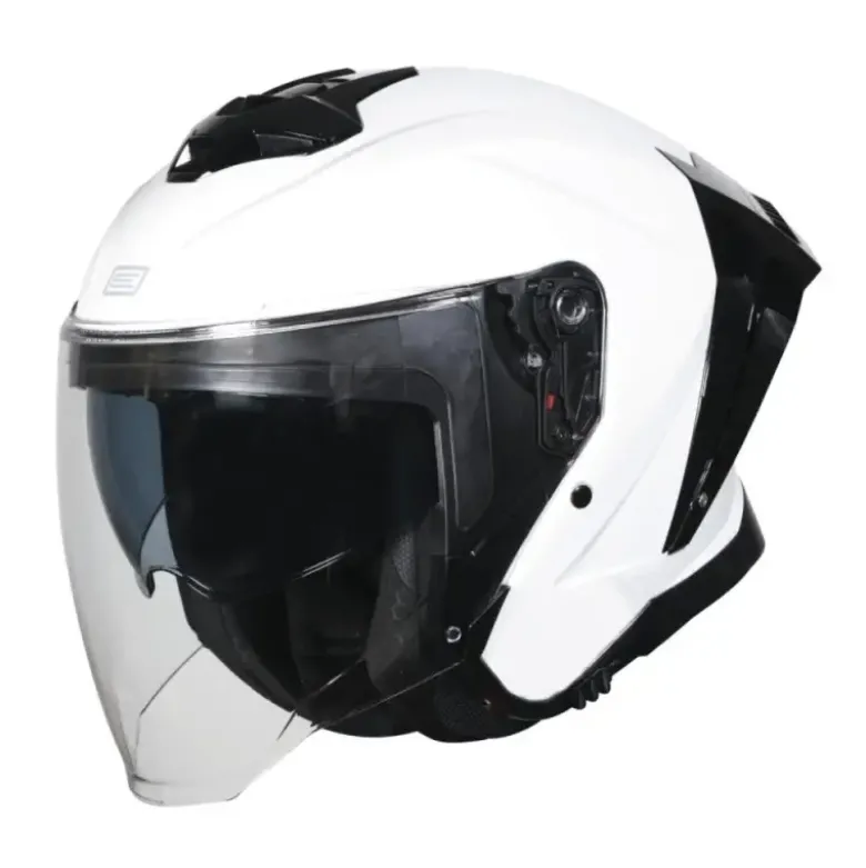 Casco Jet Origine Aprica Solid Bianco Lucido