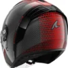 Casco Jet Shark Rs Jet Carbon Ikonik Rosso Chrome