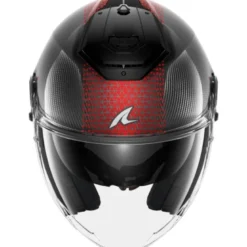 Casco Jet Shark Rs Jet Carbon Ikonik Rosso Chrome