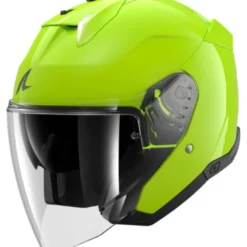 Casco Jet Shark Skwal i3 Jet Blank Toxic Verde Lucido