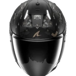 Casco Jet Shark Skwal i3 Jet Hellcat Nero Opaco Chrome Antracite