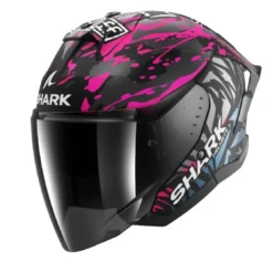 Casco Jet Shark Skwal Jet Cup Repilca Redding Nero Viola Blu Opaco