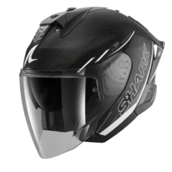 Casco Jet Shark Skwal Jet Cup Speed-Tech Nero Bianco Antracite Opaco