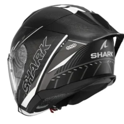 Casco Jet Shark Skwal Jet Cup Speed-Tech Nero Bianco Antracite Opaco