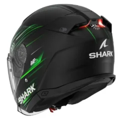 Casco Jet Skwal I3 Light-Blur Nero Verde Bianco Opaco