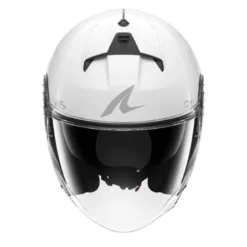 Casco Jet Skwal Jet Sp Lyne Bianco Silver Lucido