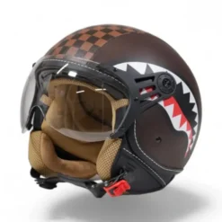 Casco Jet SprayGround Sharks in Paris Helmet Marrone