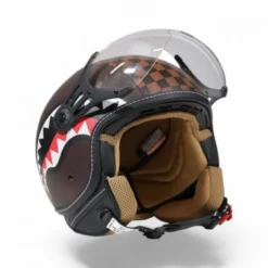 Casco Jet SprayGround Sharks in Paris Helmet Marrone