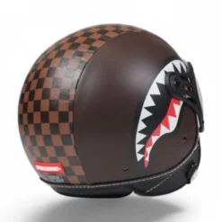 Casco Jet SprayGround Sharks in Paris Helmet Marrone