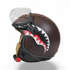 Casco Jet SprayGround Sharks in Paris Helmet Marrone
