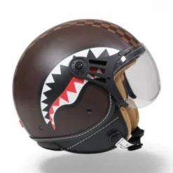 Casco Jet SprayGround Sharks in Paris Helmet Marrone