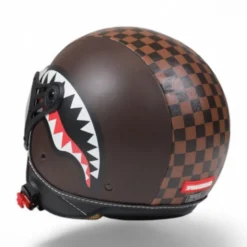 Casco Jet SprayGround Sharks in Paris Helmet Marrone