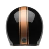 Casco Jet Vintage Bell Custom 500 2025 Rally Nero Bronzo Lucido
