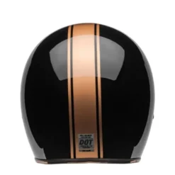 Casco Jet Vintage Bell Custom 500 2025 Rally Nero Bronzo Lucido