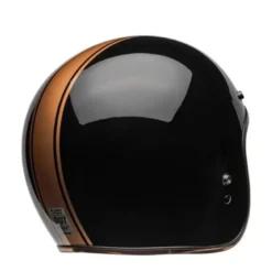 Casco Jet Vintage Bell Custom 500 2025 Rally Nero Bronzo Lucido