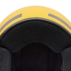 Casco Jet Vintage Bell Magnum 2026 Solid Giallo Lucido