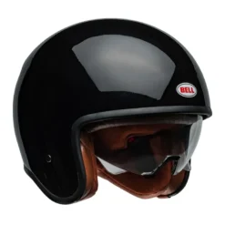 Casco Jet Vintage Bell Tx501 2024 Nero Lucido