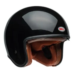 Casco Jet Vintage Bell Tx501 2024 Nero Lucido