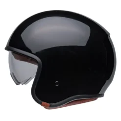 Casco Jet Vintage Bell Tx501 2024 Nero Lucido