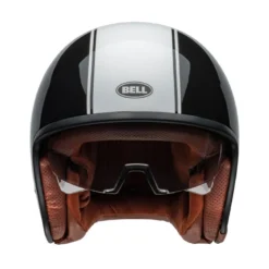 Casco Jet Vintage Bell Tx501 Rally 2024 Nero Bianco