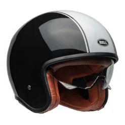 Casco Jet Vintage Bell Tx501 Rally 2024 Nero Bianco