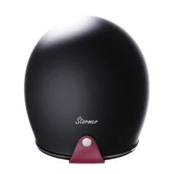 Casco Jet Vintage Stormer Quartz Nero Opaco