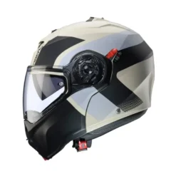 Casco Modulare Caberg Duke Evo Indy Sabbia Opaco Nero Grigio