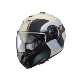Casco Modulare Caberg Duke Evo Indy Sabbia Opaco Nero Grigio