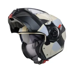 Casco Modulare Caberg Duke Evo Indy Sabbia Opaco Nero Grigio