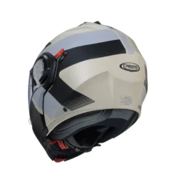 Casco Modulare Caberg Duke Evo Indy Sabbia Opaco Nero Grigio