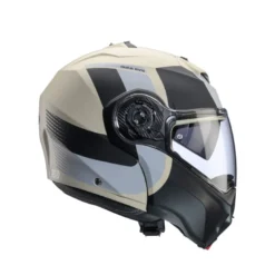 Casco Modulare Caberg Duke Evo Indy Sabbia Opaco Nero Grigio