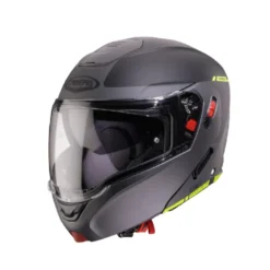 Casco Modulare Caberg Horus X Ray Nero Grigio Giallo Fluo Opaco