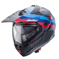 Casco Modulare Caberg Tourmax X Sarabe Antracite Opaco Nero Colori BMW