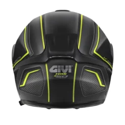 Casco Modulare Givi X.50 Fiber Graphic Hologram Nero Titanio Giallo Opaco