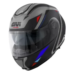 Casco Modulare Givi X.26 Square Grigio Nero Rosso Blu Opaco