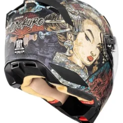Casco Modulare Icon Threshold Odokuro Nero